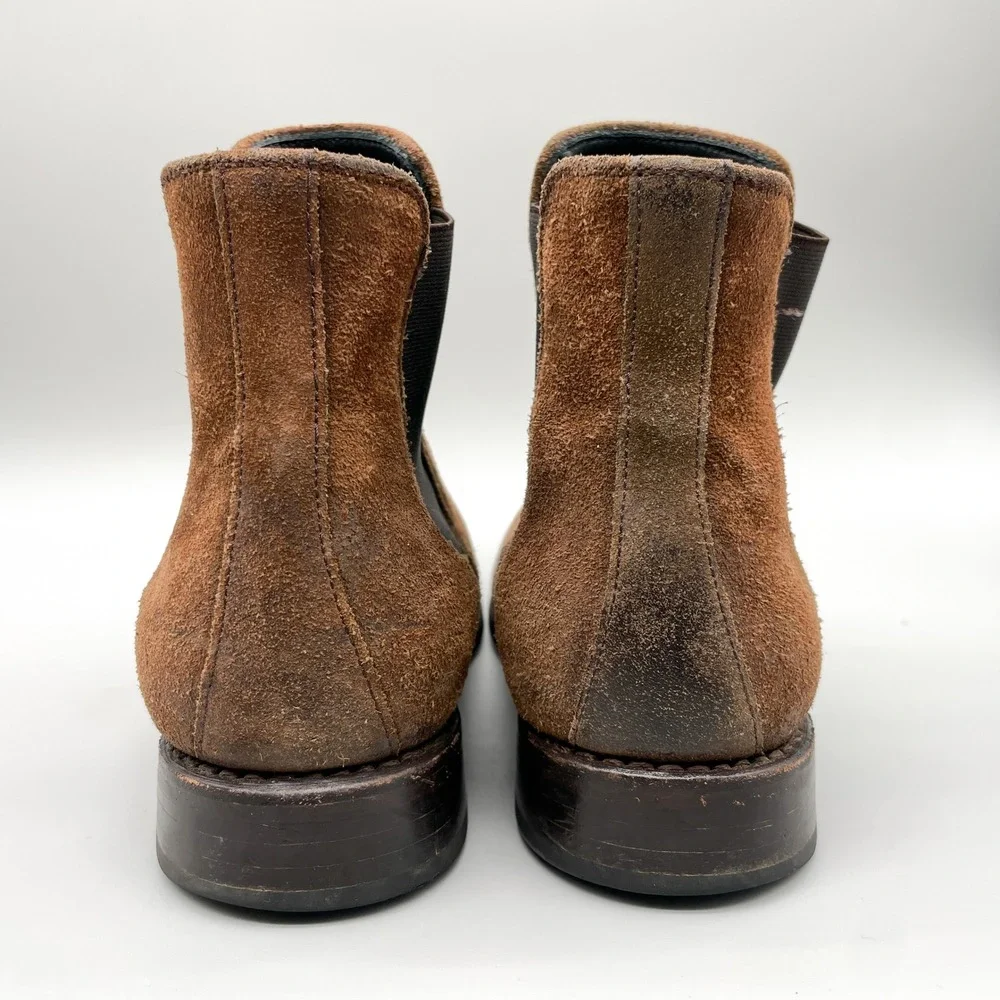Thursday Boot Co Cavalier Chelsea Mens 7.5 Brown Suede Rugged Classic Work Shoes